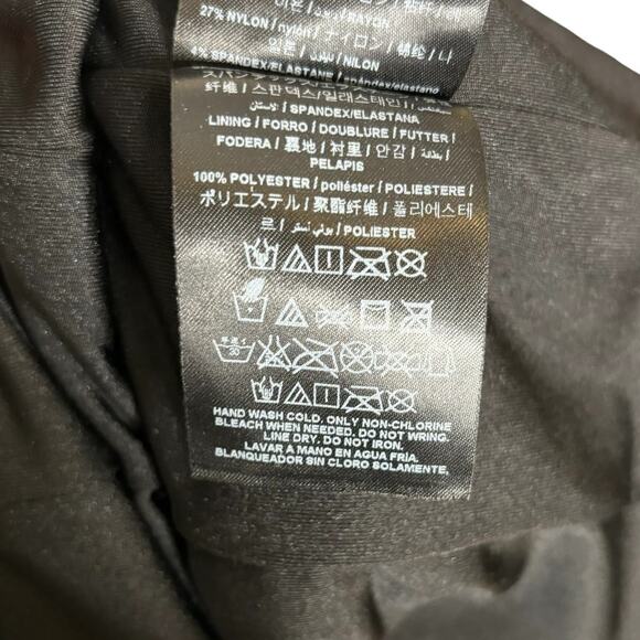 G by Guess Chevron Stripe Sequin Halter Dress Gold Black Small - Picture 11 of 11